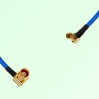 Semi-Flexible Jumper SSMC Female Right Angle to MCX Female Right Angle Semi-Flexible Jumper SSMC Female Right Angle to MCX Female Right Angle