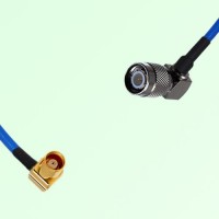 Semi-Flexible Jumper TNC Male Right Angle to MCX Female Right Angle Semi-Flexible Jumper TNC Male Right Angle to MCX Female Right Angle