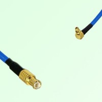 Semi-Flexible Jumper MMCX Male Right Angle to MCX Male Semi-Flexible Jumper MMCX Male Right Angle to MCX Male