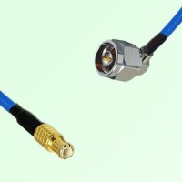 Semi-Flexible Jumper N Male Right Angle to MCX Male