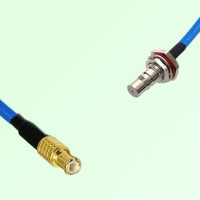Semi-Flexible Jumper QMA Bulkhead Female with O-Ring to MCX Male Semi-Flexible Jumper QMA Bulkhead Female with O-Ring to MCX Male