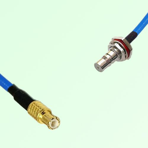 Semi-Flexible Jumper QMA Bulkhead Female with O-Ring to MCX Male Semi-Flexible Jumper QMA Bulkhead Female with O-Ring to MCX Male