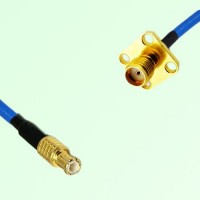 Semi-Flexible Jumper SMA Female 4 Hole Flange Mount 12.7x12.7mm to MCX Male Semi-Flexible Jumper SMA Female 4 Hole Flange Mount 12.7x12.7mm to MCX Male