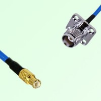 Semi-Flexible Jumper TNC Female 4 Hole Flange Mount 17.5x17.5mm to MCX Male Semi-Flexible Jumper TNC Female 4 Hole Flange Mount 17.5x17.5mm to MCX Male