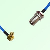 Semi-Flexible Jumper N Bulkhead Female with O-Ring to MCX Male Right Angle Semi-Flexible Jumper N Bulkhead Female with O-Ring to MCX Male Right Angle