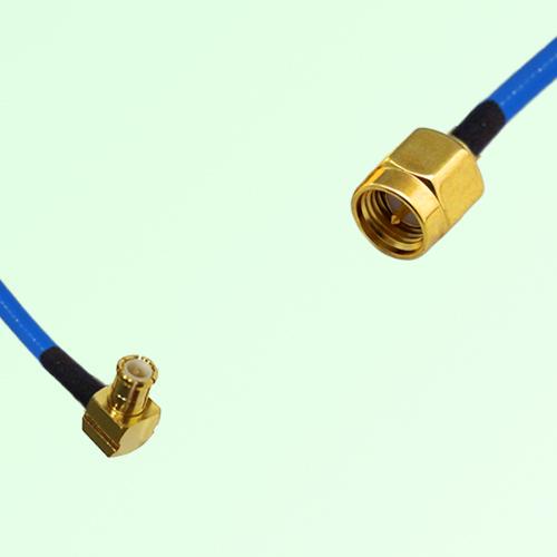 Semi-Flexible Jumper MCX Male Right Angle to SMA Male Semi-Flexible Jumper MCX Male Right Angle to SMA Male