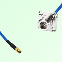 Semi-Flexible Jumper N Female 4 Hole Flange Mount 25x25mm to MMCX Female Semi-Flexible Jumper N Female 4 Hole Flange Mount 25x25mm to MMCX Female