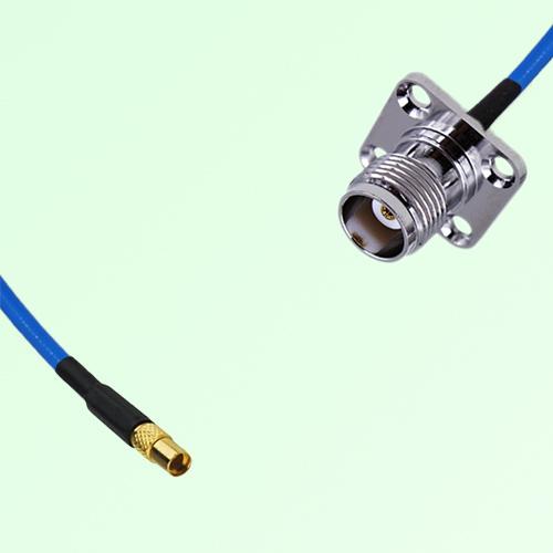Semi-Flexible Jumper TNC Female 4 Hole Flange Mount 17.5x17.5mm to MMCX Female Semi-Flexible Jumper TNC Female 4 Hole Flange Mount 17.5x17.5mm to MMCX Female