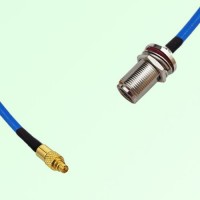 Semi-Flexible Jumper N Bulkhead Female with O-Ring to MMCX Male Semi-Flexible Jumper N Bulkhead Female with O-Ring to MMCX Male