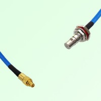 Semi-Flexible Jumper QMA Bulkhead Female with O-Ring to MMCX Male Semi-Flexible Jumper QMA Bulkhead Female with O-Ring to MMCX Male