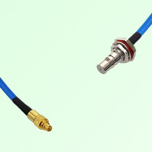 Semi-Flexible Jumper QMA Bulkhead Female with O-Ring to MMCX Male Semi-Flexible Jumper QMA Bulkhead Female with O-Ring to MMCX Male