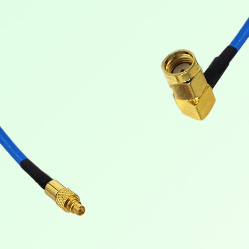 Semi-Flexible Jumper RP SMA Male Right Angle to MMCX Male Semi-Flexible Jumper RP SMA Male Right Angle to MMCX Male