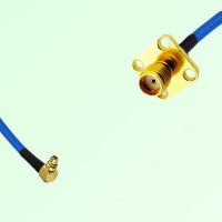 Semi-Flexible Jumper SMA Female 4 Hole 12.7x12.7mm to MMCX Male Right Angle Semi-Flexible Jumper SMA Female 4 Hole 12.7x12.7mm to MMCX Male Right Angle