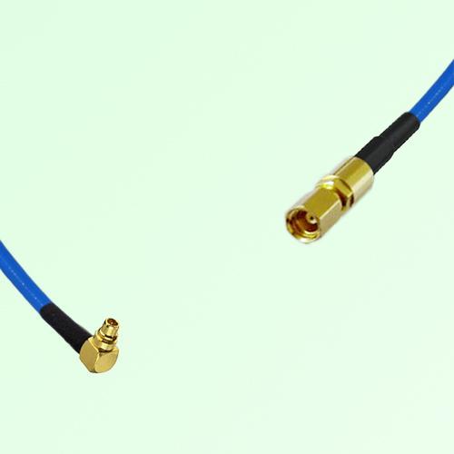 Semi-Flexible Jumper SSMC Female to MMCX Male Right Angle Semi-Flexible Jumper SSMC Female to MMCX Male Right Angle