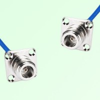 Semi-Flexible Jumper N Female 4 Hole 25x25mm to N Female 4 Hole 25x25mm Semi-Flexible Jumper N Female 4 Hole 25x25mm to N Female 4 Hole 25x25mm