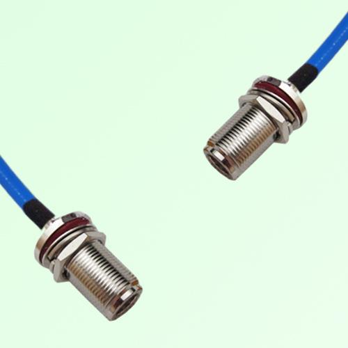 Semi-Flexible N Bulkhead Female with O-Ring to N Bulkhead Female with O-Ring Semi-Flexible N Bulkhead Female with O-Ring to N Bulkhead Female with O-Ring