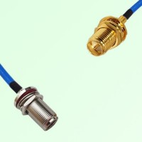 Semi-Flexible Jumper RP SMA Bulkhead Female to N Bulkhead Female with O-Ring