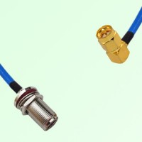 Semi-Flexible Jumper SMA Male Right Angle to N Bulkhead Female with O-Ring Semi-Flexible Jumper SMA Male Right Angle to N Bulkhead Female with O-Ring