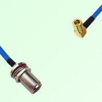 Semi-Flexible Jumper SMB Female Right Angle to N Bulkhead Female with O-Ring Semi-Flexible Jumper SMB Female Right Angle to N Bulkhead Female with O-Ring
