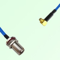 Semi-Flexible Jumper SMP Female Right Angle to N Bulkhead Female with O-Ring Semi-Flexible Jumper SMP Female Right Angle to N Bulkhead Female with O-Ring