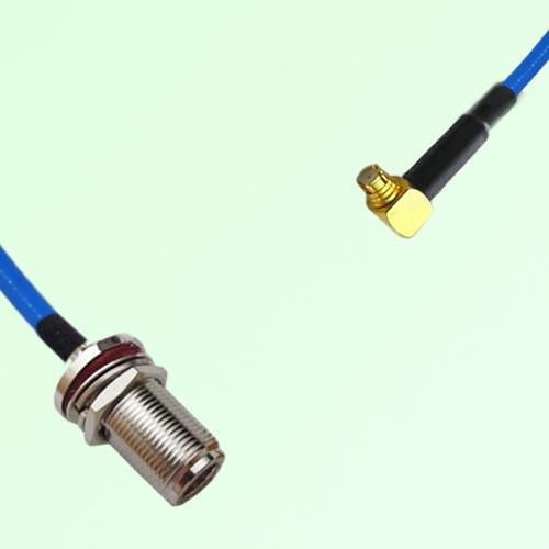 Semi-Flexible Jumper SMP Female Right Angle to N Bulkhead Female with O-Ring Semi-Flexible Jumper SMP Female Right Angle to N Bulkhead Female with O-Ring