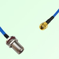 Semi-Flexible Jumper SSMA Male to N Bulkhead Female with O-Ring Semi-Flexible Jumper SSMA Male to N Bulkhead Female with O-Ring