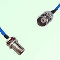 Semi-Flexible Jumper TNC Female to N Bulkhead Female with O-Ring Semi-Flexible Jumper TNC Female to N Bulkhead Female with O-Ring