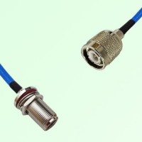Semi-Flexible Jumper TNC Male to N Bulkhead Female with O-Ring Semi-Flexible Jumper TNC Male to N Bulkhead Female with O-Ring