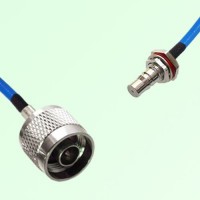 Semi-Flexible Jumper QMA Bulkhead Female with O-Ring to N Male Semi-Flexible Jumper QMA Bulkhead Female with O-Ring to N Male