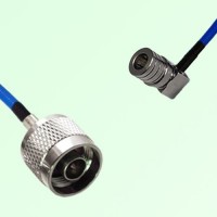 Semi-Flexible Jumper QMA Male Right Angle to N Male Semi-Flexible Jumper QMA Male Right Angle to N Male
