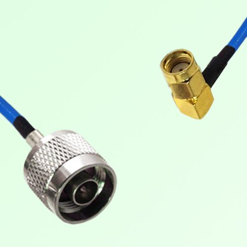 Semi-Flexible Jumper RP SMA Male Right Angle to N Male Semi-Flexible Jumper RP SMA Male Right Angle to N Male