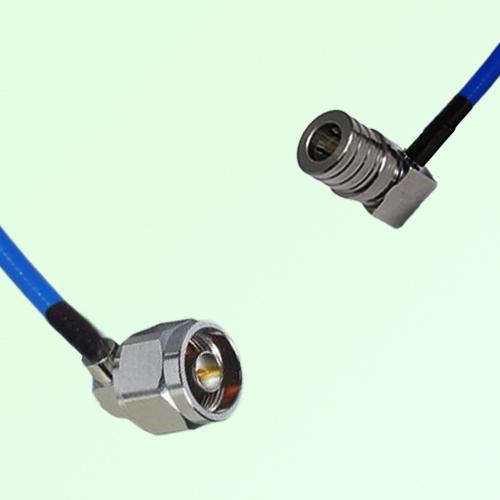 Semi-Flexible Jumper QMA Male Right Angle to N Male Right Angle Semi-Flexible Jumper QMA Male Right Angle to N Male Right Angle