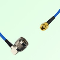 Semi-Flexible Jumper SSMA Male to N Male Right Angle Semi-Flexible Jumper SSMA Male to N Male Right Angle
