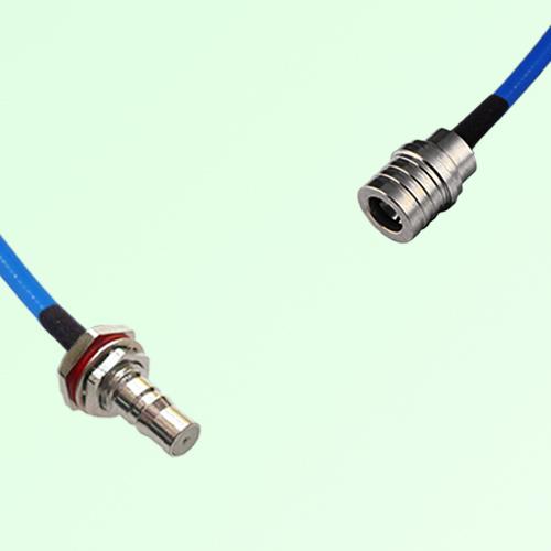 Semi-Flexible Jumper QMA Bulkhead Female with O-Ring to QMA Male Semi-Flexible Jumper QMA Bulkhead Female with O-Ring to QMA Male