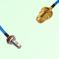 Semi-Flexible Jumper RP SMA Bulkhead Female to QMA Bulkhead Female with O-Ring Semi-Flexible Jumper RP SMA Bulkhead Female to QMA Bulkhead Female with O-Ring