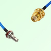 Semi-Flexible Jumper SMA Bulkhead Female to QMA Bulkhead Female with O-Ring Semi-Flexible Jumper SMA Bulkhead Female to QMA Bulkhead Female with O-Ring