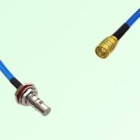 Semi-Flexible Jumper SMB Female to QMA Bulkhead Female with O-Ring Semi-Flexible Jumper SMB Female to QMA Bulkhead Female with O-Ring