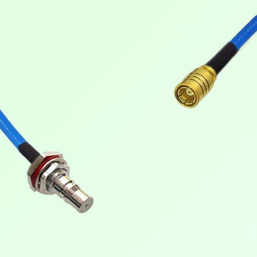 Semi-Flexible Jumper SMB Female to QMA Bulkhead Female with O-Ring Semi-Flexible Jumper SMB Female to QMA Bulkhead Female with O-Ring