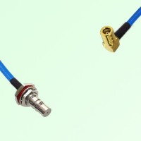 Semi-Flexible Jumper SMB Female Right Angle to QMA Bulkhead Female with O-Ring Semi-Flexible Jumper SMB Female Right Angle to QMA Bulkhead Female with O-Ring