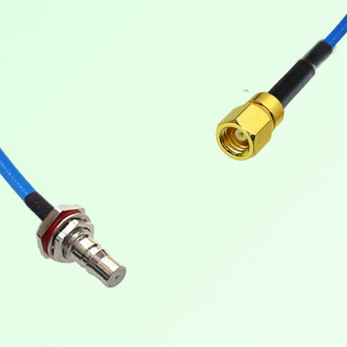 Semi-Flexible Jumper SMC Female to QMA Bulkhead Female with O-Ring Semi-Flexible Jumper SMC Female to QMA Bulkhead Female with O-Ring