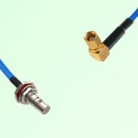 Semi-Flexible Jumper SMC Female Right Angle to QMA Bulkhead Female with O-Ring Semi-Flexible Jumper SMC Female Right Angle to QMA Bulkhead Female with O-Ring