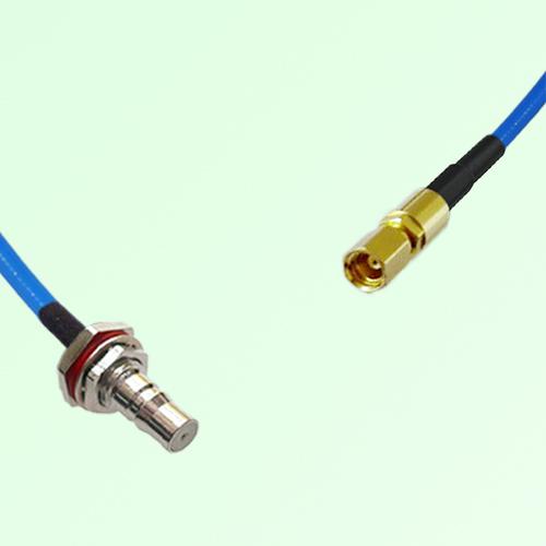 Semi-Flexible Jumper SSMC Female to QMA Bulkhead Female with O-Ring Semi-Flexible Jumper SSMC Female to QMA Bulkhead Female with O-Ring