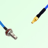 Semi-Flexible Jumper SSMC Male to QMA Bulkhead Female with O-Ring Semi-Flexible Jumper SSMC Male to QMA Bulkhead Female with O-Ring