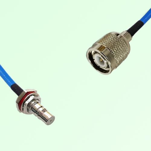 Semi-Flexible Jumper TNC Male to QMA Bulkhead Female with O-Ring