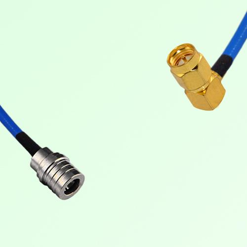 Semi-Flexible Jumper SMA Male Right Angle to QMA Male Semi-Flexible Jumper SMA Male Right Angle to QMA Male