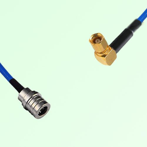 Semi-Flexible Jumper SMC Female Right Angle to QMA Male Semi-Flexible Jumper SMC Female Right Angle to QMA Male