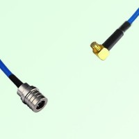 Semi-Flexible Jumper SMP Female Right Angle to QMA Male Semi-Flexible Jumper SMP Female Right Angle to QMA Male