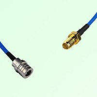 Semi-Flexible Jumper SSMA Female to QMA Male