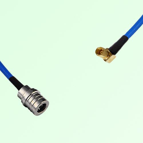 Semi-Flexible Jumper SSMC Female Right Angle to QMA Male Semi-Flexible Jumper SSMC Female Right Angle to QMA Male
