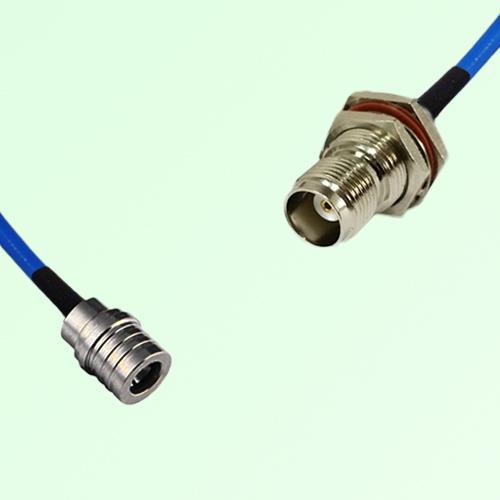 Semi-Flexible Jumper TNC Bulkhead Female with O-Ring to QMA Male Semi-Flexible Jumper TNC Bulkhead Female with O-Ring to QMA Male